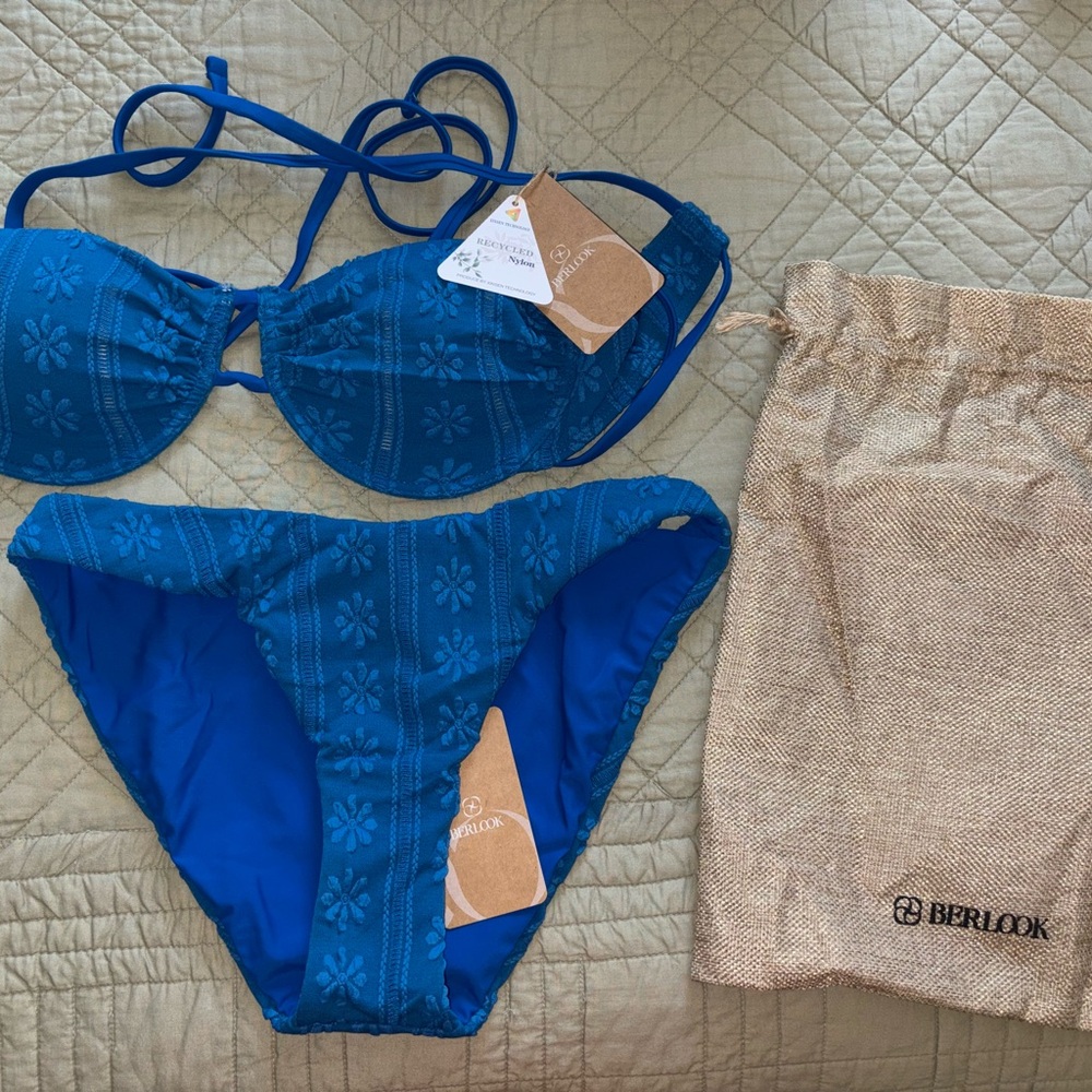 Blue Berlook Bikini Set